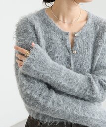 RIVE DROITE | 予約【ふんわり柔らか】ヘアリーショートカーディガン(カーディガン/ボレロ)