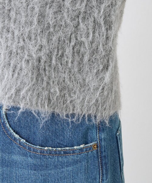 RIVE DROITE(リヴドロワ)の「【ふんわり柔らか】ヘアリーショートカーディガン(カーディガン/ボレロ・レディース・グレー/ブルー・FREE)」の17枚目の写真