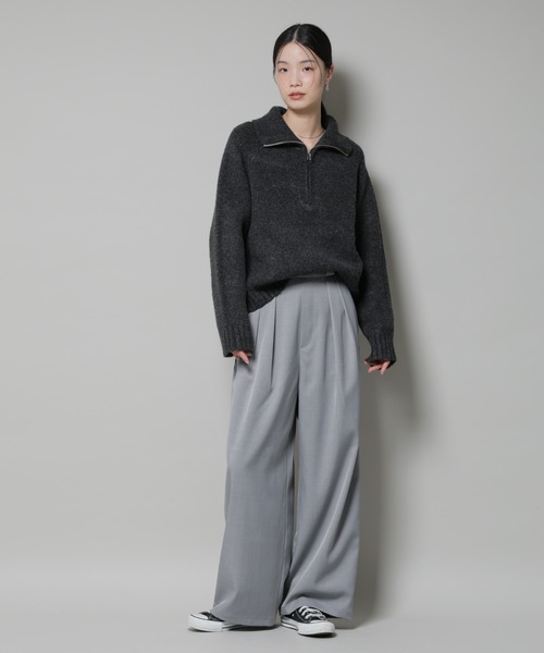 NANO universe(ナノユニバース)の「ベルベッドサイドラインパンツ(その他パンツ・レディース・ライトグレー/チャコール/ダークベージュ・FREE)」の5枚目の写真