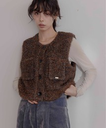Eimee Law | キラキラニットショートベスト(ベスト)