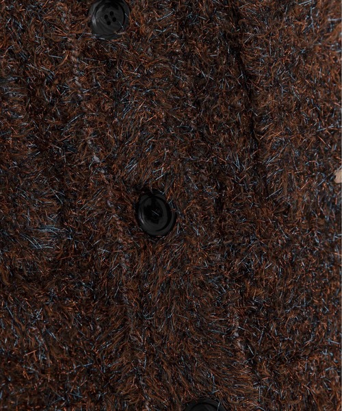 Eimee Law（エイミーロウ）の「キラキラニットショートベスト（ベスト・レディース・ブラック/ブラウン/ピンク・FREE）」の12枚目の写真