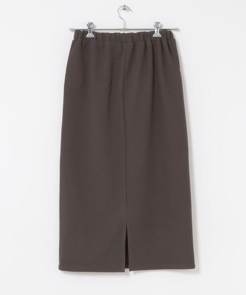 EKAL（エカル）の「ウォームドジャージスカート（スカート・レディース・ブラック/ブラウン/アイボリー・ONE）」の7枚目の写真