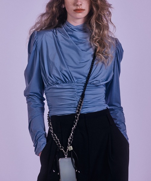 IRIS 47】entrelace long strap/アントゥルラセ ロング ストラップ