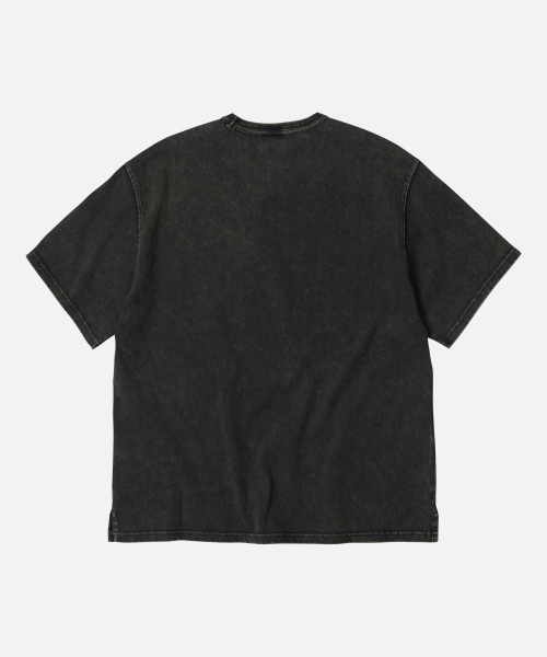 FRIZMWORKS(フリズムワークス)の「OG VINTAGE DYEING HALF TEE _ BLACK BROWN(Tシャツ/カットソー・メンズ・その他・SMALL/MEDIUM/LARGE/X-LARGE)」の2枚目の写真