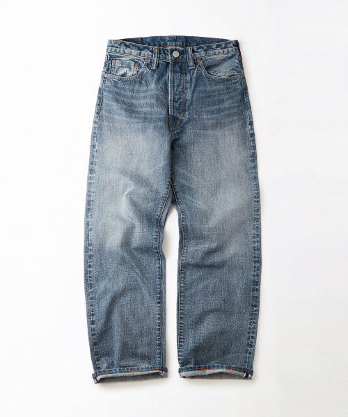 OUTSTANDING(アウトスタンディング)の「40S SELVEDGE STRAIGHT PANTS_L.BLUE(デニムパンツ・メンズ・その他・SMALL/LARGE/MEDIUM)」の1枚目の写真