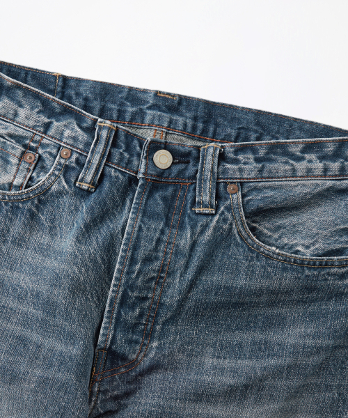 OUTSTANDING(アウトスタンディング)の「40S SELVEDGE STRAIGHT PANTS_L.BLUE(デニムパンツ・メンズ・その他・SMALL/LARGE/MEDIUM)」の3枚目の写真