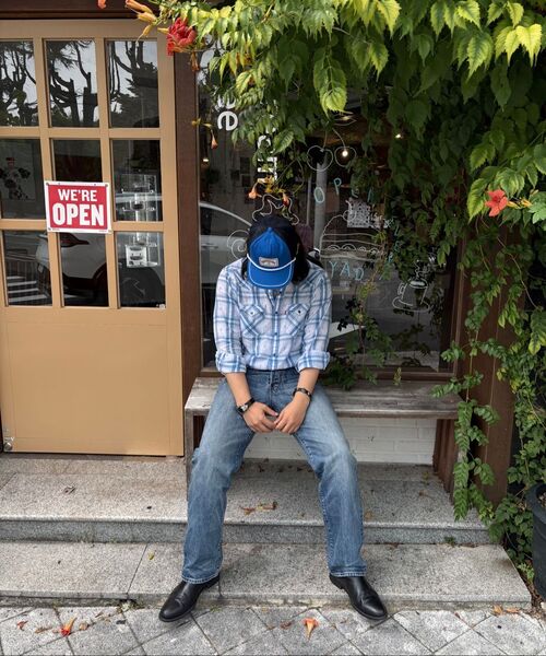 OUTSTANDING(アウトスタンディング)の「40S SELVEDGE STRAIGHT PANTS_L.BLUE(デニムパンツ・メンズ・その他・SMALL/LARGE/MEDIUM)」の12枚目の写真