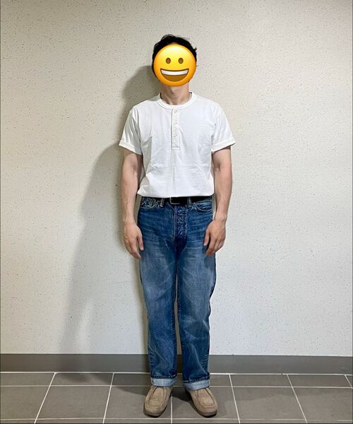 OUTSTANDING(アウトスタンディング)の「40S SELVEDGE STRAIGHT PANTS_L.BLUE(デニムパンツ・メンズ・その他・SMALL/LARGE/MEDIUM)」の22枚目の写真