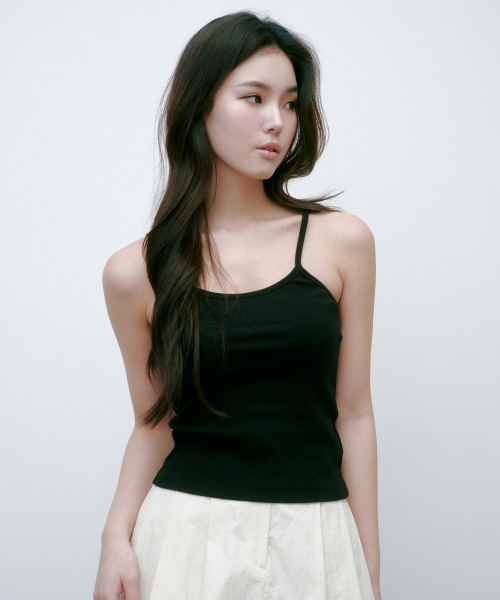 SALT AND CHOCOLATE(ソルトアンドチョコレート)の「スリーブレスリップニットブラック4W2321007(Tシャツ/カットソー・レディース・その他・FREE)」の1枚目の写真