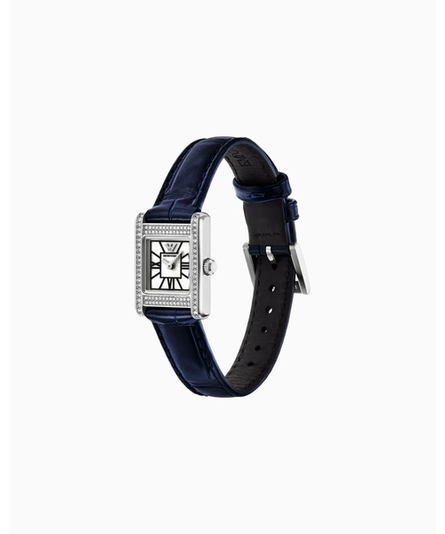 EMPORIO ARMANI(エンポリオアルマーニ)の「【エンポリオ アルマーニ】 2針ウォッチ ディープブルーレザー(アナログ腕時計・レディース・その他1・FREE)」の2枚目の写真
