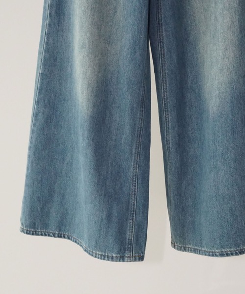 chuclla（チュクラ）の「ヴィンテージライクフレアデニム chw25a129（デニムパンツ・レディース・ブルー・L/M/S）」の14枚目の写真