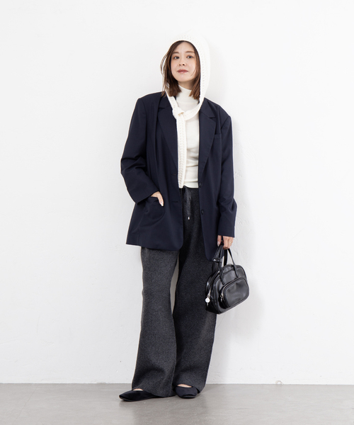 U by SPICK&SPAN（ユーバイスピックアンドスパン）の「ニットパンツ（その他パンツ・レディース・ライトグレー/ブラウン/チャコールグレー・38/36）」の15枚目の写真