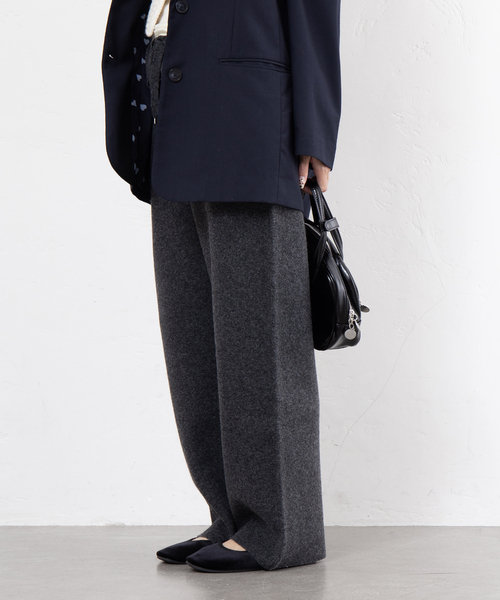 U by SPICK&SPAN（ユーバイスピックアンドスパン）の「ニットパンツ（その他パンツ・レディース・ライトグレー/ブラウン/チャコールグレー・38/36）」の19枚目の写真