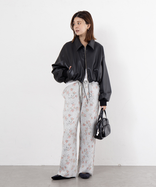 U by SPICK&SPAN（ユーバイスピックアンドスパン）の「ニットパンツ（その他パンツ・レディース・ライトグレー/ブラウン/チャコールグレー・38/36）」の20枚目の写真