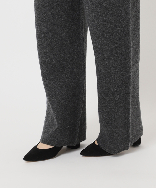 U by SPICK&SPAN（ユーバイスピックアンドスパン）の「ニットパンツ（その他パンツ・レディース・ライトグレー/ブラウン/チャコールグレー・38/36）」の8枚目の写真