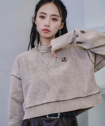 HARE | ビジューポイントシシュウスウェット(HARE)(スウェット)