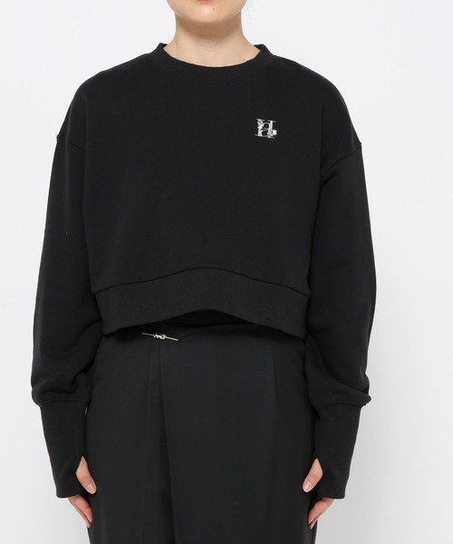 HARE(ハレ)の「ビジューポイントシシュウスウェット(HARE)(スウェット・レディース・ベージュ/ブラック・FREE)」の15枚目の写真