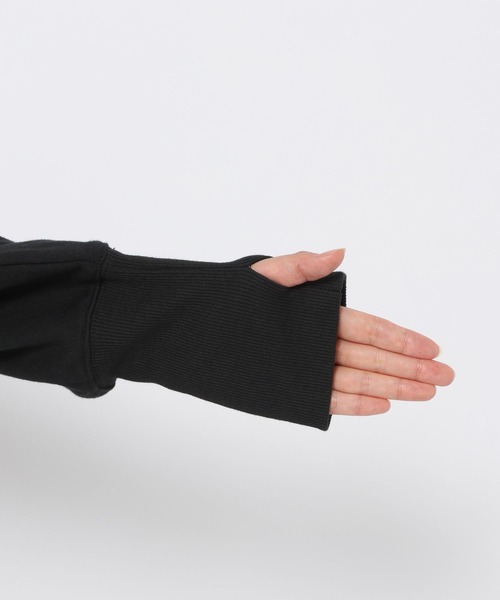 HARE(ハレ)の「ビジューポイントシシュウスウェット(HARE)(スウェット・レディース・ベージュ/ブラック・FREE)」の20枚目の写真