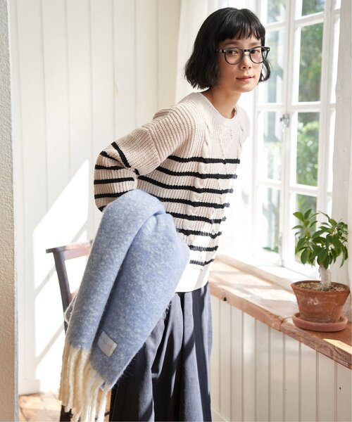 LBC(エルビーシー)の「マットモールケーブルニットプルオーバー(ニット/セーター・レディース・ライトグレー/その他3/イエロー/ブルー・M)」の19枚目の写真