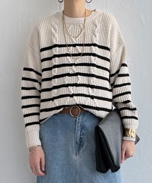 LBC | マットモールケーブルニットプルオーバー(ニット/セーター)