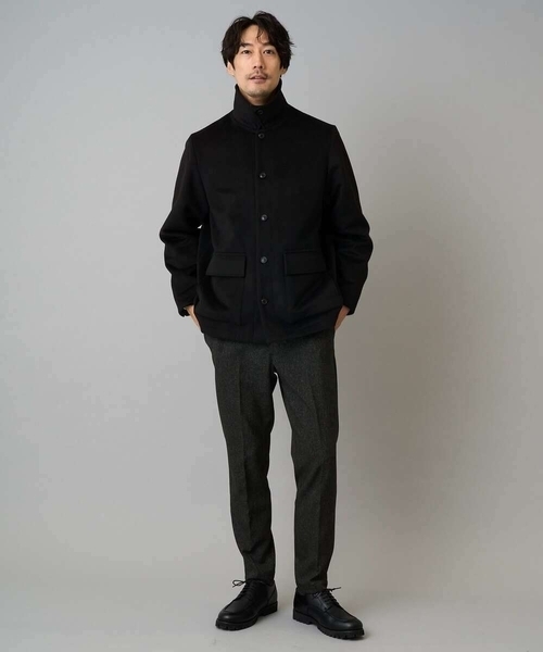 a.v.v（アーヴェヴェ）の「フェイクウールワイドシルエットカバーオール（その他アウター・メンズ・ブラウン/ブラック・48/46）」の22枚目の写真