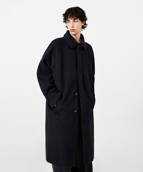 DIMITRI BLACK（ディミトリブラック）の「エッセンシャルカシミヤバルマカンコート_ブラック（チェスターコート・レディース・その他・MEDIUM/LARGE/X-LARGE）」の3枚目の写真