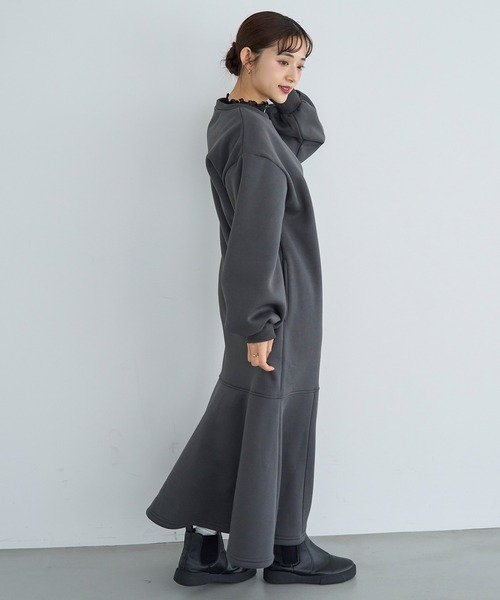 裏起毛マーメイドワンピース【585132】（ワンピース）｜mil（ミル）の