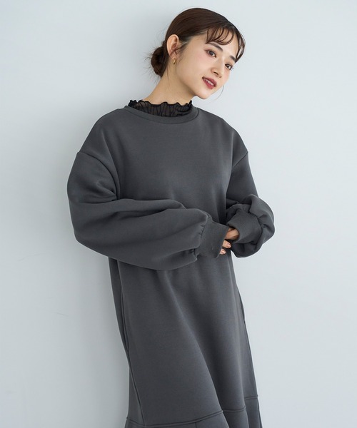 裏起毛マーメイドワンピース【585132】（ワンピース）｜mil（ミル）の