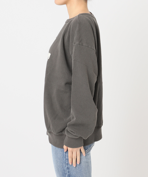 journal standard L'essage（ジャーナルスタンダードレサージュ）の「【MIXTA/ミクスタ】ENJOY YOURSEL F CREW SWEATSHITS：スウェット（スウェット・レディース・ブラック/ライトグレー・LARGE）」の12枚目の写真