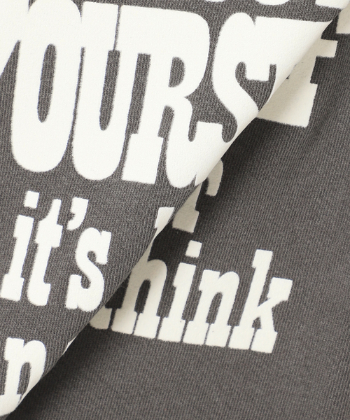 journal standard L'essage（ジャーナルスタンダードレサージュ）の「【MIXTA/ミクスタ】ENJOY YOURSEL F CREW SWEATSHITS：スウェット（スウェット・レディース・ブラック/ライトグレー・LARGE）」の17枚目の写真