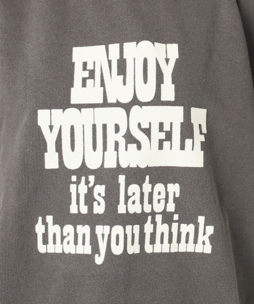 journal standard L'essage（ジャーナルスタンダードレサージュ）の「【MIXTA/ミクスタ】ENJOY YOURSEL F CREW SWEATSHITS：スウェット（スウェット・レディース・ブラック/ライトグレー・LARGE）」の18枚目の写真