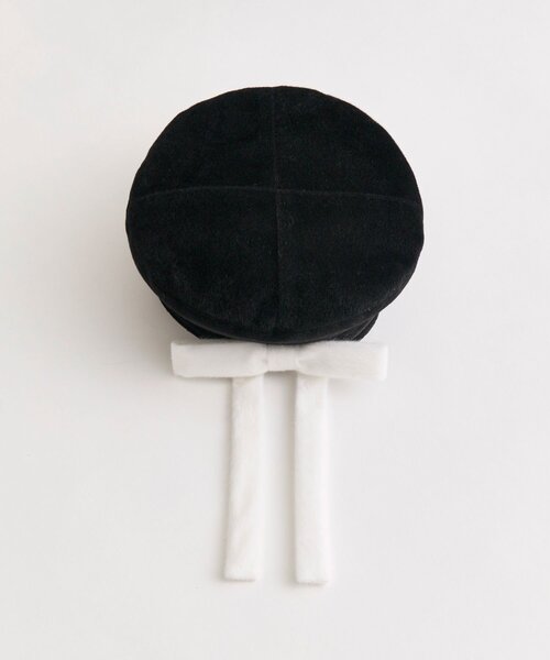 インフルエンサー企画】miko リボン付きベレー帽（ハンチング/ベレー帽