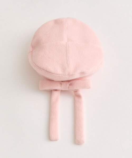OLIVE des OLIVE（オリーブデオリーブ）の「【インフルエンサー企画】miko リボン付きベレー帽（ハンチング/ベレー帽・レディース・ブラック/ピンク・FREE）」の16枚目の写真