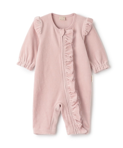 petit main（プティマイン）の「アソート前フリルカバーオール（ロンパース・キッズ・ライトピンク/ベージュ/ライトブルー/アイボリー・80ｃｍ/70cm）」の4枚目の写真