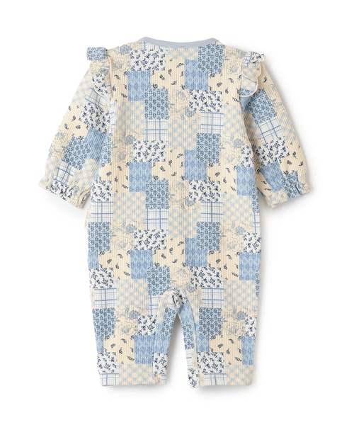 petit main（プティマイン）の「アソート前フリルカバーオール（ロンパース・キッズ・ライトピンク/ベージュ/ライトブルー/アイボリー・80ｃｍ/70cm）」の8枚目の写真