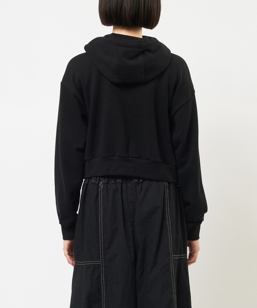 gomme（ゴム）の「フェイスカバードパーカー（パーカー・レディース・ブラック・MEDIUM）」の8枚目の写真