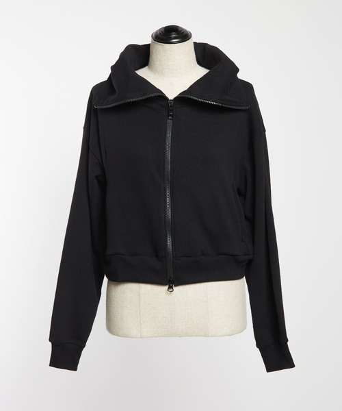 gomme（ゴム）の「フェイスカバードパーカー（パーカー・レディース・ブラック・MEDIUM）」の9枚目の写真