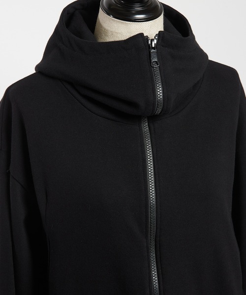 gomme（ゴム）の「フェイスカバードパーカー（パーカー・レディース・ブラック・MEDIUM）」の13枚目の写真