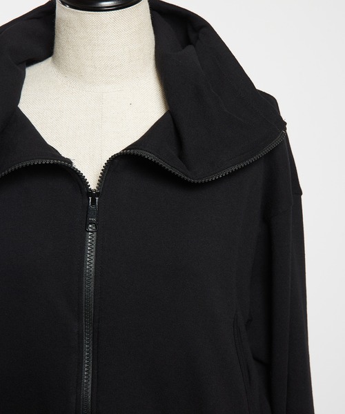 gomme（ゴム）の「フェイスカバードパーカー（パーカー・レディース・ブラック・MEDIUM）」の14枚目の写真