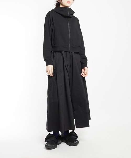 gomme（ゴム）の「フェイスカバードパーカー（パーカー・レディース・ブラック・MEDIUM）」の22枚目の写真