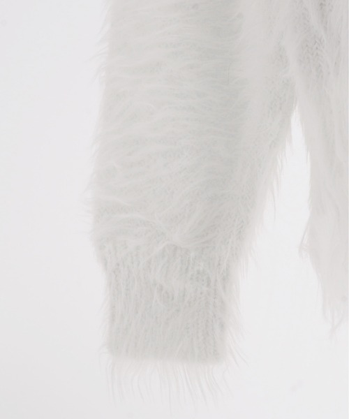 REFLEM/レフレム』ロゴリベットフェザーヤーンPO/ニットプルオーバー