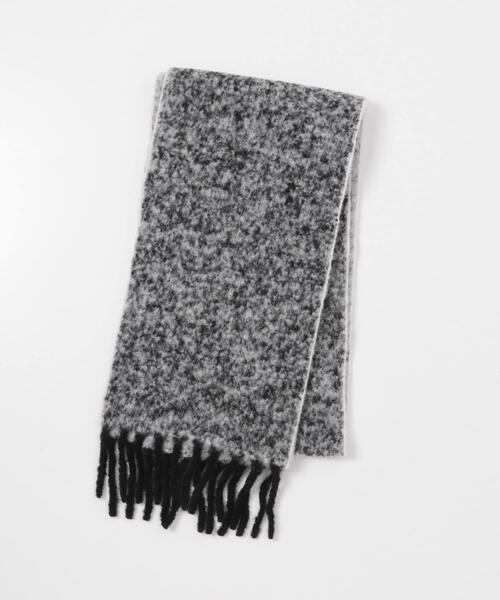 THE INOUE BROTHERS（ザイノウエブラザーズ）の「THE INOUE BROTHERS　Two Colour Woolly Scarf（マフラー・メンズ・ピンク系その他/ブラック系その他/オレンジ系その他/ブルー系その他/グリーン系その他・ONE）」の2枚目の写真