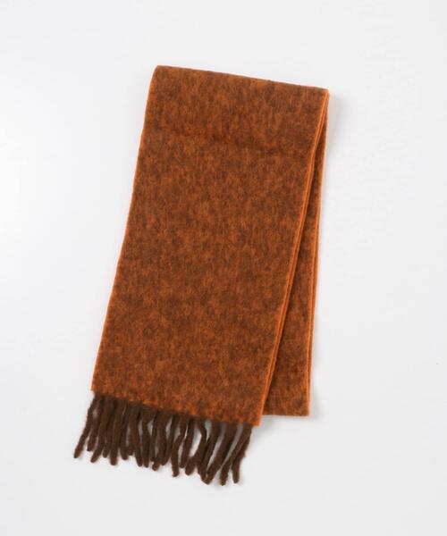 THE INOUE BROTHERS（ザイノウエブラザーズ）の「THE INOUE BROTHERS　Two Colour Woolly Scarf（マフラー・メンズ・ピンク系その他/ブラック系その他/オレンジ系その他/ブルー系その他/グリーン系その他・ONE）」の5枚目の写真