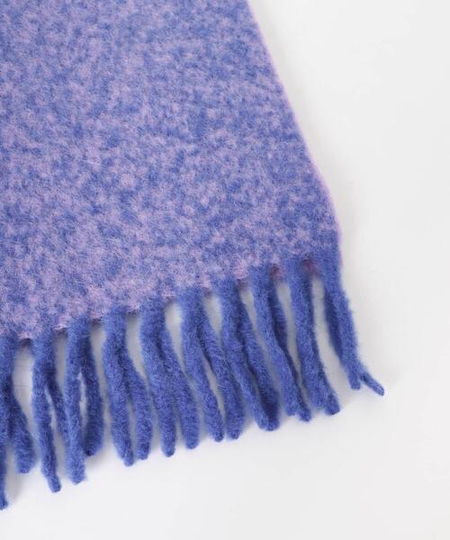 THE INOUE BROTHERS（ザイノウエブラザーズ）の「THE INOUE BROTHERS　Two Colour Woolly Scarf（マフラー・メンズ・ピンク系その他/ブラック系その他/オレンジ系その他/ブルー系その他/グリーン系その他・ONE）」の14枚目の写真