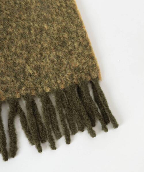 THE INOUE BROTHERS（ザイノウエブラザーズ）の「THE INOUE BROTHERS　Two Colour Woolly Scarf（マフラー・メンズ・ピンク系その他/ブラック系その他/オレンジ系その他/ブルー系その他/グリーン系その他・ONE）」の18枚目の写真