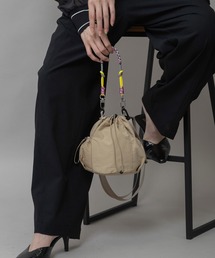 Munich（ミューニック）の「カラフルロープドローストリング2wayバッグ（ショルダーバッグ）」