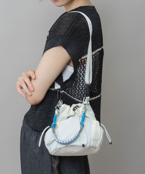 カラフルロープドローストリング2wayバッグ（ショルダーバッグ