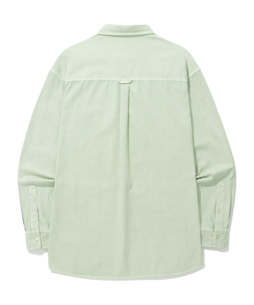 COVERNAT(カバーナット)の「ピグメントオックスフォードシャツグリーン(シャツ/ブラウス・レディース・その他・LARGE/X-LARGE/SMALL/MEDIUM/XX-LARGE)」の2枚目の写真