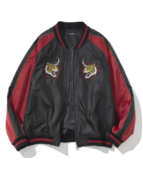 NOT4NERD(ノットフォーナード)の「Horned Tiger Satin Blouson Jacket - Black(ブルゾン・レディース・その他・MEDIUM/LARGE/X-LARGE)」の4枚目の写真