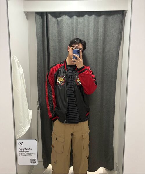 NOT4NERD(ノットフォーナード)の「Horned Tiger Satin Blouson Jacket - Black(ブルゾン・レディース・その他・MEDIUM/LARGE/X-LARGE)」の3枚目の写真